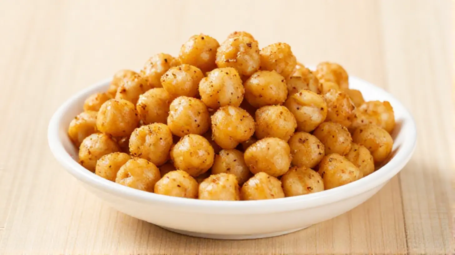 Ceci croccanti perfetti per uno spuntino sano e gustoso, pronti in friggitrice ad aria.
