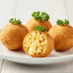Deliziosi arancini croccanti cucinati con la friggitrice ad aria per un gusto autentico.