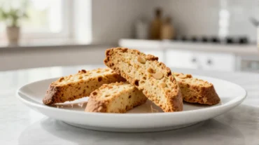 Deliziosi biscotti croccanti cucinati nella friggitrice ad aria per un dolce sano.