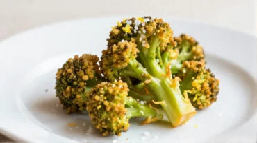 Broccoletti croccanti preparati nella friggitrice ad aria per un contorno delizioso e salutare.