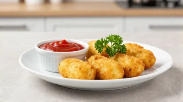 Deliziose crocchette di patate preparate nella friggitrice ad aria, croccanti e leggere.