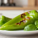 Deliziosi friggitelli cotti nella friggitrice ad aria, perfetti per ogni pasto.