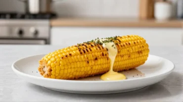 Deliziose pannocchie cotte in friggitrice ad aria, perfette per un aperitivo estivo.