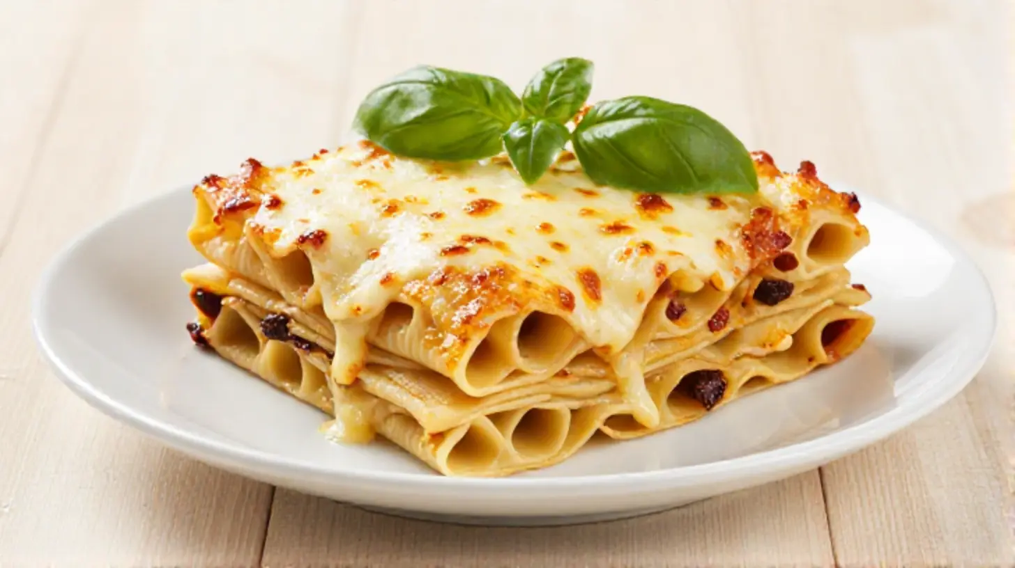 Deliziosa pasta al forno preparata nella friggitrice ad aria per un gusto autentico.