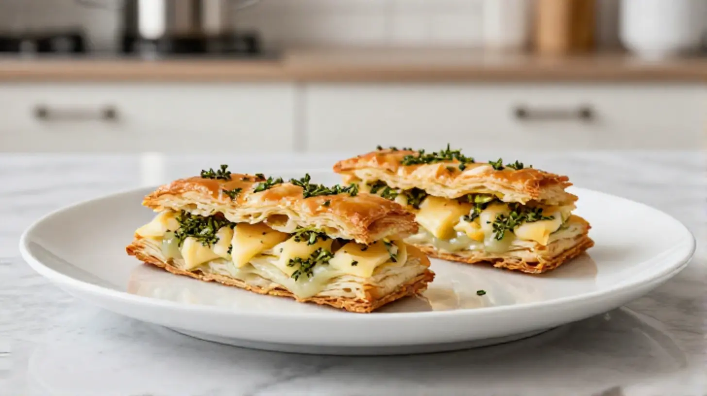 Deliziosa pasta sfoglia preparata nella friggitrice ad aria, croccante e leggera.