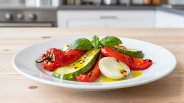 Deliziosa peperonata preparata in friggitrice ad aria, ricca di sapori e colore.