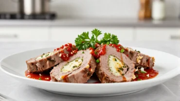 Braciola succulenta cotta nella friggitrice ad aria per un pasto sano e pieno di sapore.