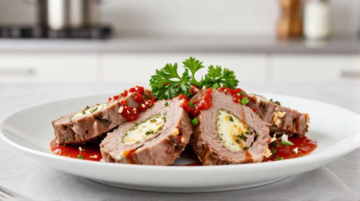 Braciola succulenta cotta nella friggitrice ad aria per un pasto sano e pieno di sapore.
