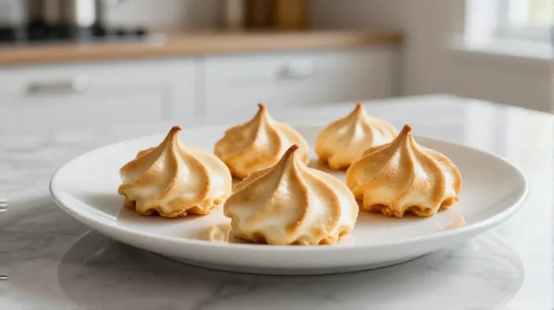 Deliziose meringhe perfette fatte con la friggitrice ad aria per un dolce croccante e leggero.